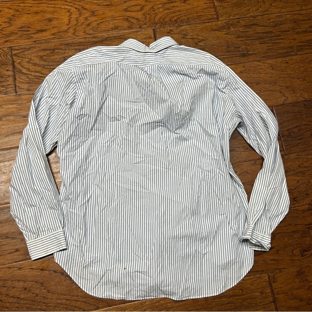Ralph Lauren poplin cotton Striped Casual Shirt - Picture 3 of 4